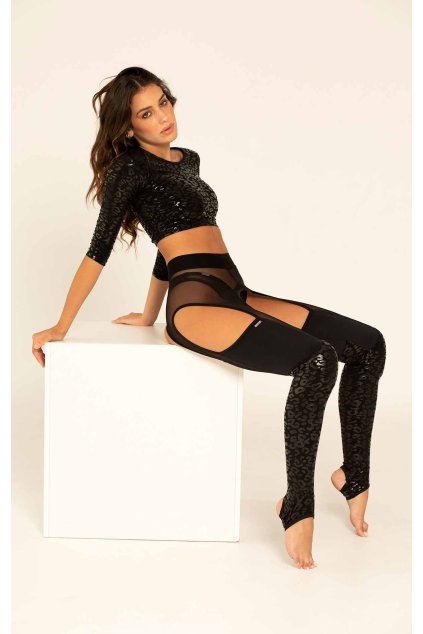 LEGGINGS GARTER STICKY SUPERHERO LEOPARD4