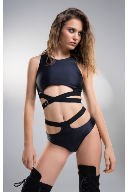 miami high waist černé