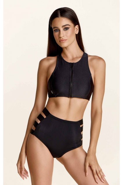 zip top high waist black 1