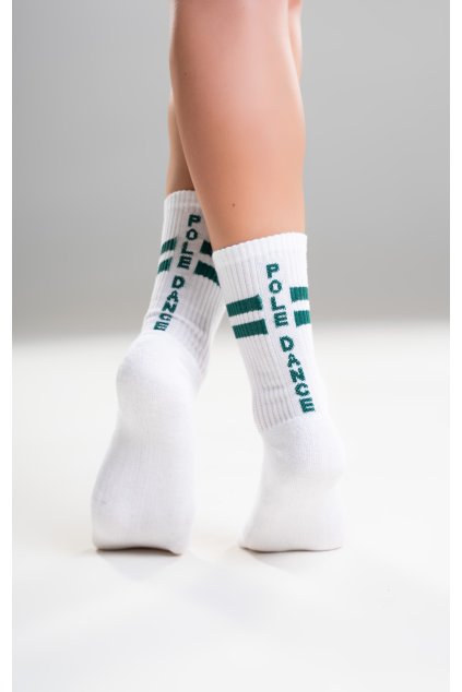 ponožky tmavě zelená 1