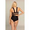 SHORT HIGH WAIST BLACK STRIPES3