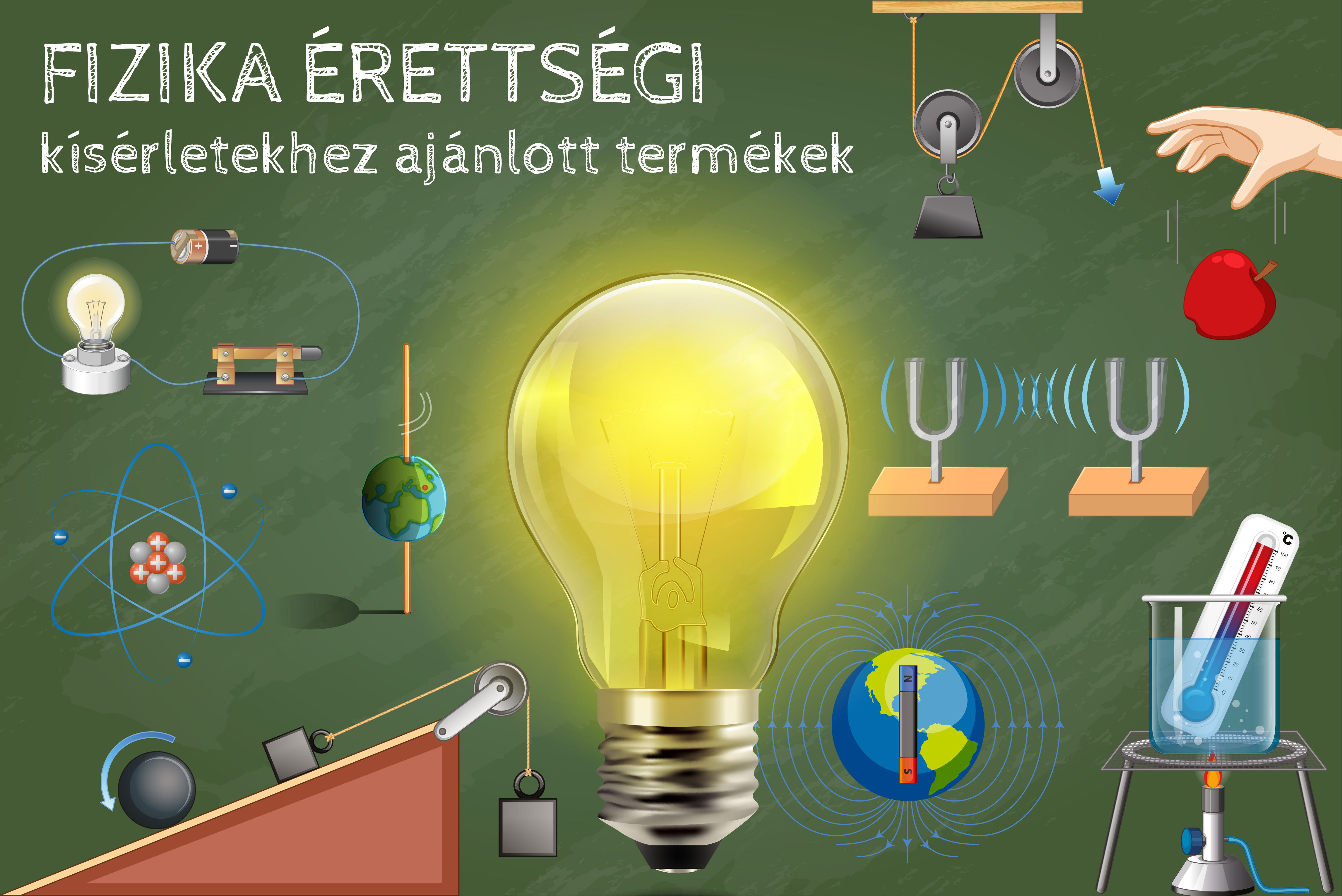 Fizika érettségi kísérletekhez ajánlott termékek