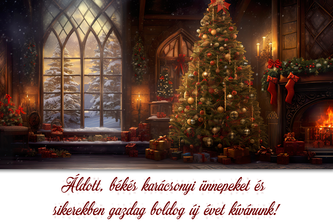Áldott békés karácsonyi ünnepeket kívánunk!
