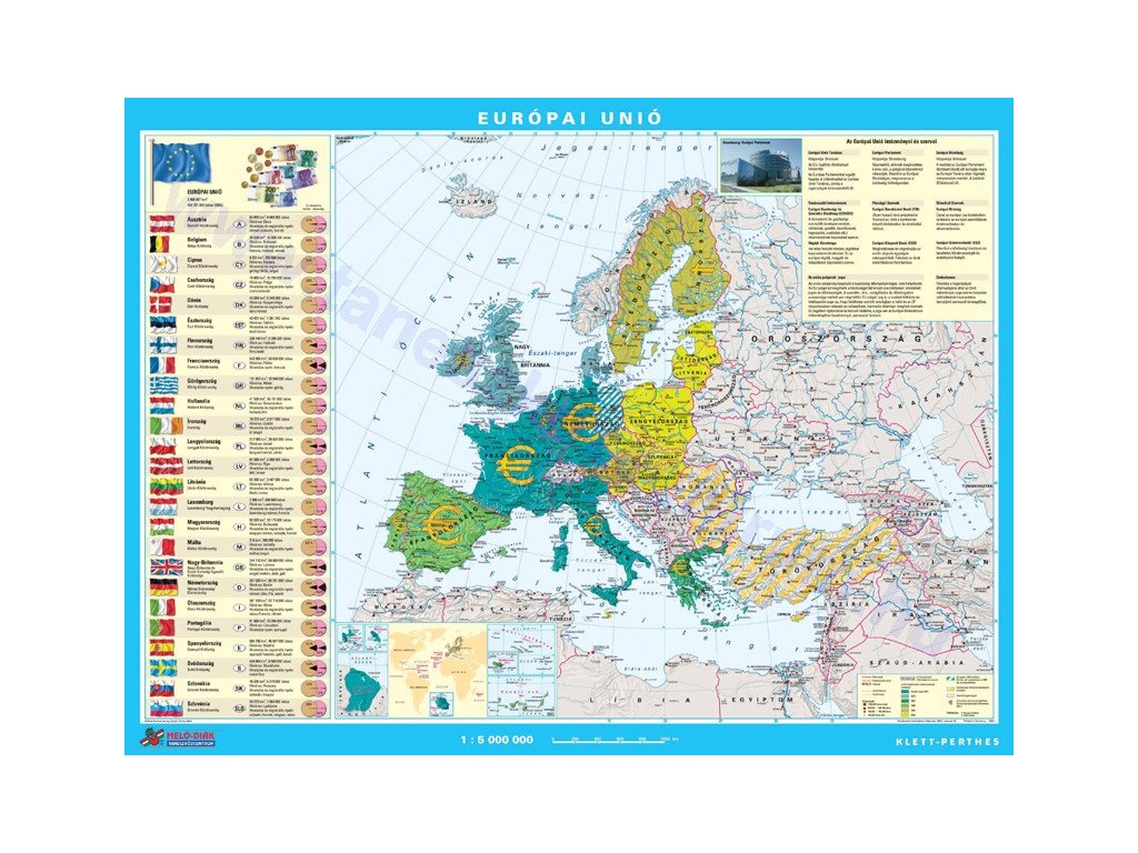 Az Európai Unió a 2004-ig csatlakozott tagállamok adataival