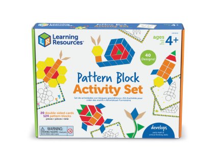 LER6134 - Geometriai formakirakó, színes műanyag alakzatok