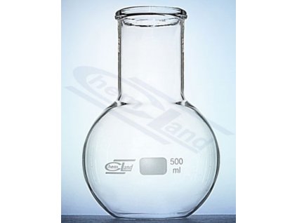 Állólombik, 1000 ml-es, üvegből, bőnyakú