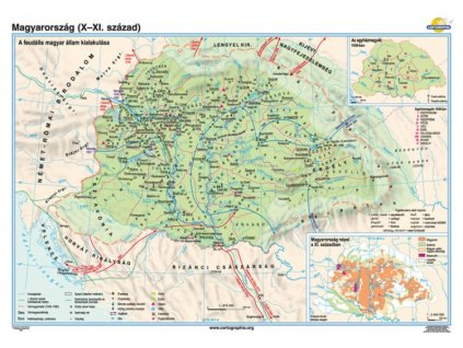Magyarország a X-XI. században falitérkép