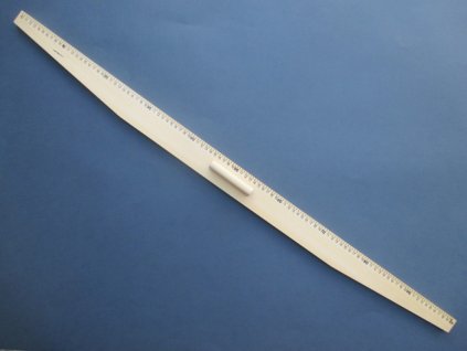 Vonalzó egyenes, fa, táblai, 100 cm