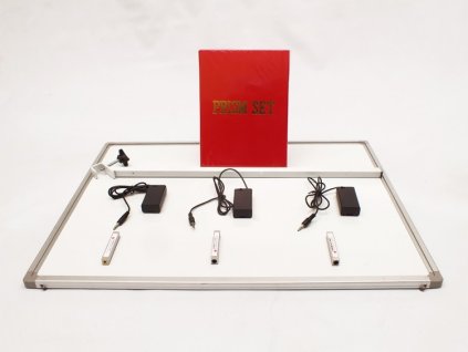 Lézeroptika készlet, 3 db lézerfényforrással