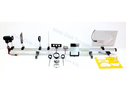 Bővített optikai pad, lézer fényforrással