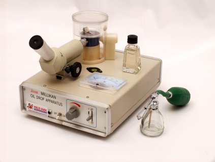 Millikan-féle készülék - A Millikan féle kísérlet