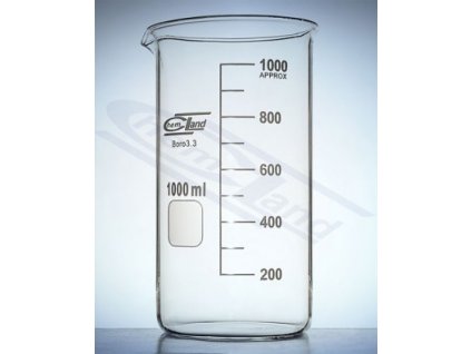 Főzőpohár, magas, 500 ml, boro 3.3 hőálló üveg