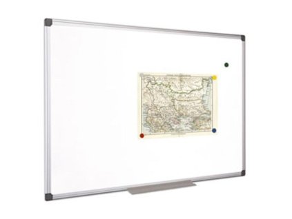 Fehértábla, mágneses, 100x200 cm, alumínium kerettel