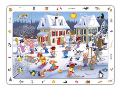 Puzzle az évszakokkal. (4x15 darabos készlet).