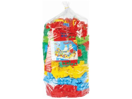 Műanyag építőelemek - maxi méret - 250 darabos