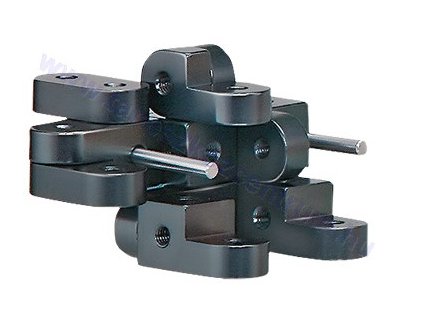 Fém építőjáték - C modell: A robot (Fémes szürke színben)