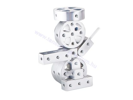 Fém építőjáték - F modell: Autó (Szürke színben)