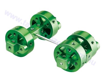 Fém építőjáték - F modell: Autó (Zöld színben)