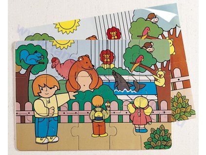 Zaro az állatkertben, puzzle - A készlet erejéig!