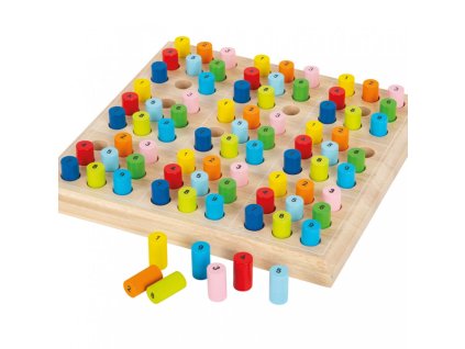 Sudoku (szúdoku) logikai játék fából, nagy méretű