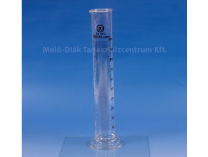 Mérőhenger 1000 ml, üveg, talpas