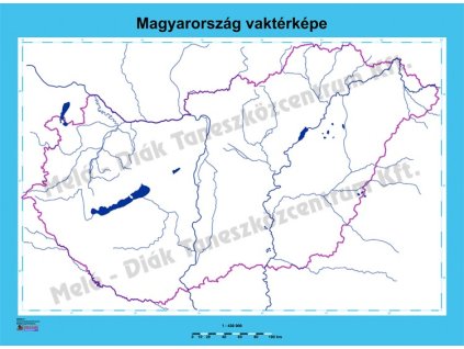 Magyarország nagyméretű vaktérképe