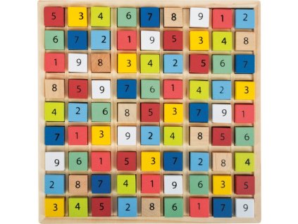 Sudoku (szúdoku) logikai játék fából