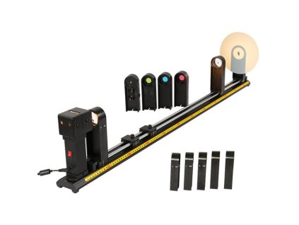 Optikai pad, pontlézerrel, színkeverővel.