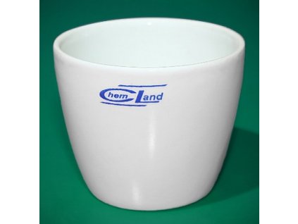 Izzítótégely, porcelán tégely, mázas, 20 ml