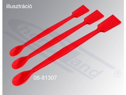 Spatula-kanál lapos nyéllel, műanyag, 210 mm