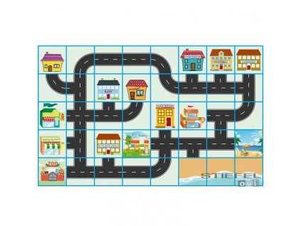 Bee-Bot gyakorlópálya, városi közlekedés