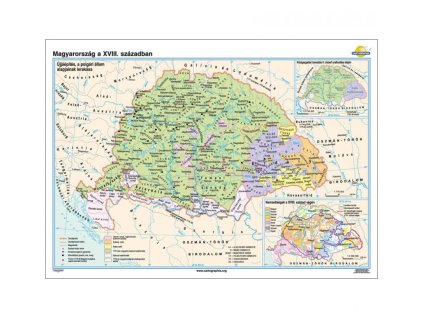 Magyarország a XVIII. században falitérkép