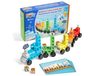 Számoló kockák vonaton - fejlesztő játék, Numberblocks