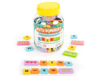 Dominó - matematikai, összeadás, kivonás gyakorlásához