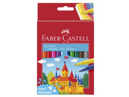 Filctoll készlet 12 darabos, Faber-Castell