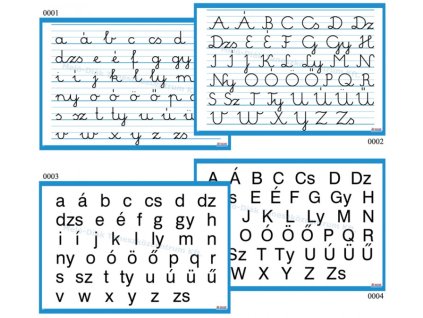 0005 - Magyar ABC garnitúra, 4 db-os
