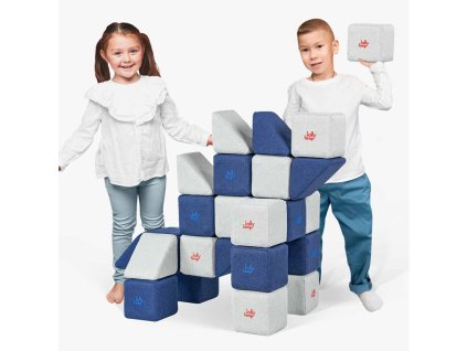 JHMINI - Mágneses építőkészlet 24 blokkos Mini szett