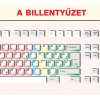 A billentyűzet, fali oktatótabló
