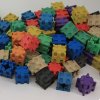 080580.000 - Összekapcsolható színes kockák, 10 színben