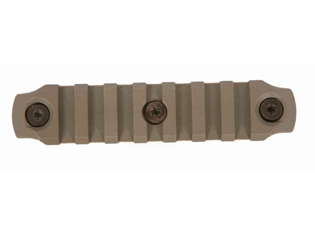 Bravo Company Picatinny lišta nylonová BCM GUNFIGHTER na KeyMod 3" - zelená