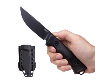 Nůž P200 Cerakote Černá (Varianta GRNPU Černá, Černý Kydex)