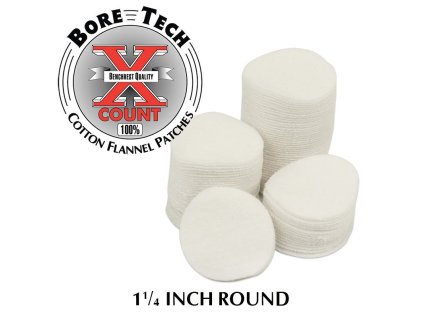 BoreTech Bavlněné kulaté vytěráky X-Count .22-.243 (250ks)
