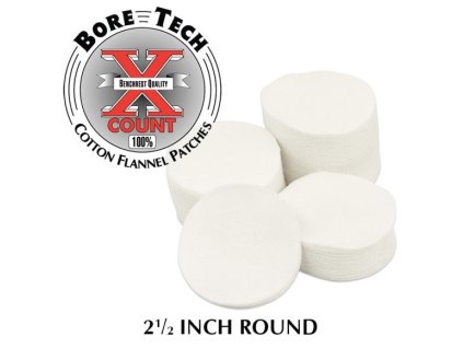 BoreTech Bavlněné kulaté vytěráky X-Count .35-.45 (100ks)