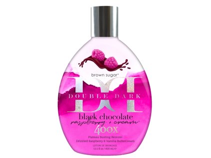 double dark black chocolate raspberry cream twin