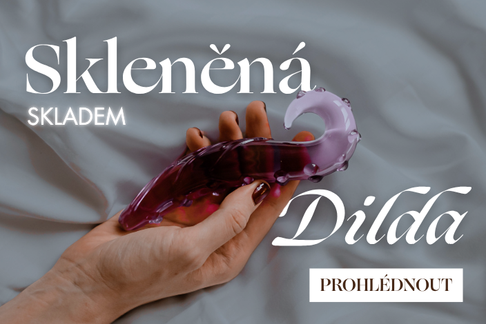 Skleněná dilda skladem