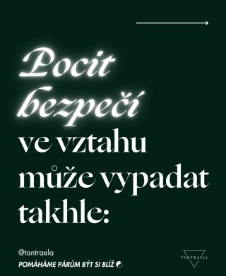 Ten poslední je stěžejní, že? 💬💨 Kolik bodů z 9 máte?🫢 Bezpečný vztah není o tom, že je všechno růžové. Je o tom, že i...