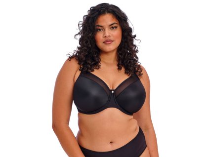 480x672 pdp mobile EL4301 BLK primary Elomi Lingerie Smooth Black Underwired Moulded Bra