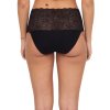 C11G80 011 One size SOFTSTRETCH High waist brief lace BK