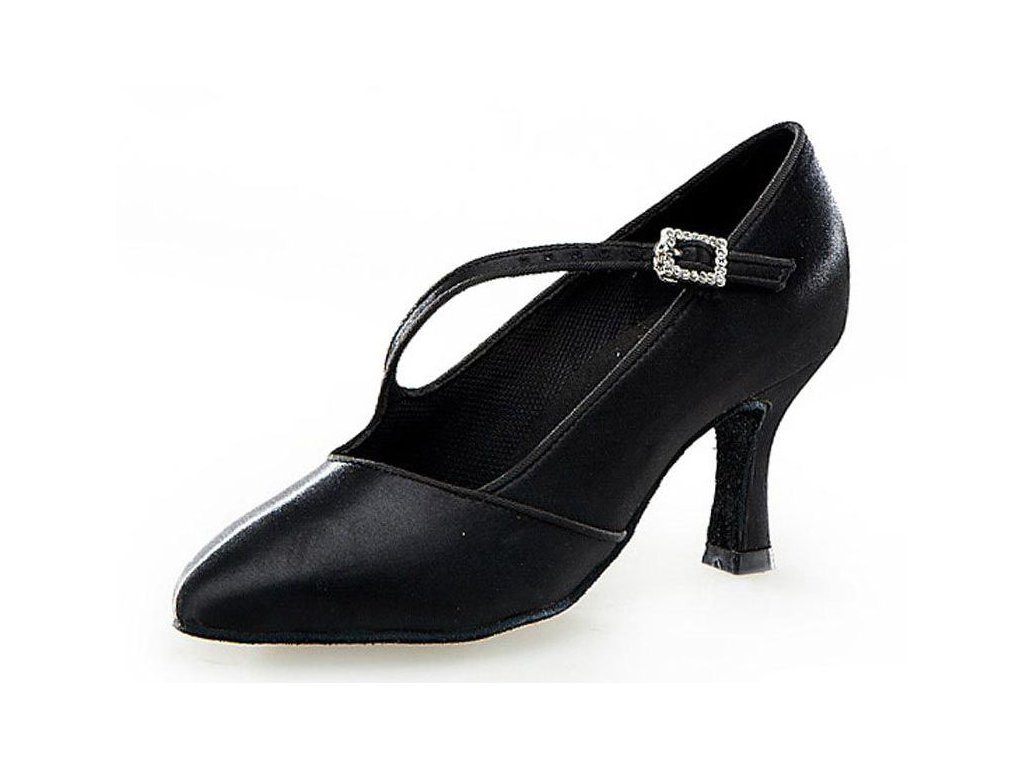 Damen Tanzschuhe Botan BS-6 schwarz 6,5 cm Flare (36)