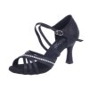 Damen Tanzschuhe 1956BL 3 schwarz AAAw